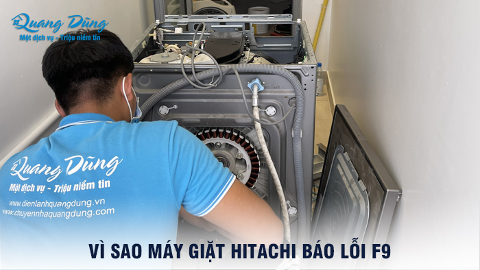 Vì sao máy giặt Hitachi báo lỗi F9